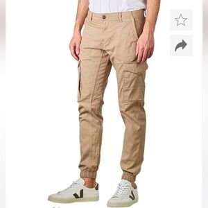 Jack & Jones Paul Cargo Pants Tapered Fit Khaki